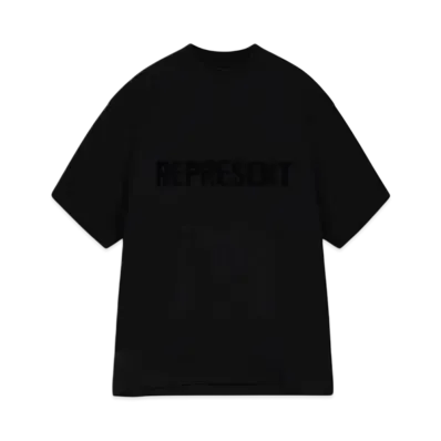 REPRESENT Owners Club Boyfriend T-Shirt "Jet Black"