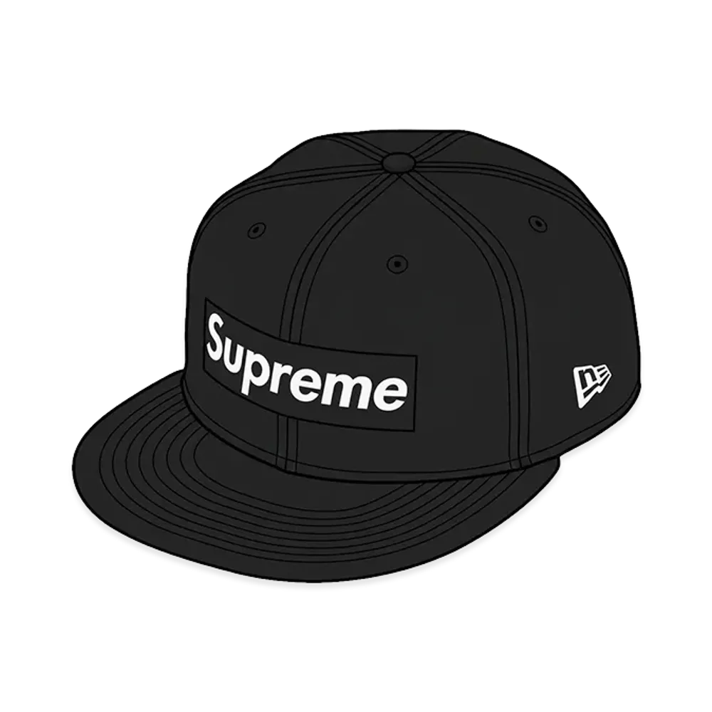 Supreme Rings Box Logo New Era "Black"