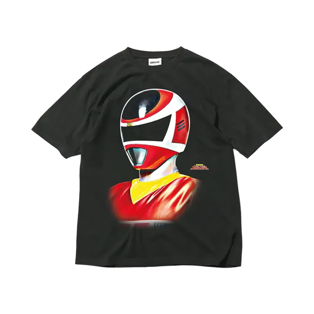 スーパー戦隊 x HOMEGAME \ 1997 メガレッド TEE "BLACK"