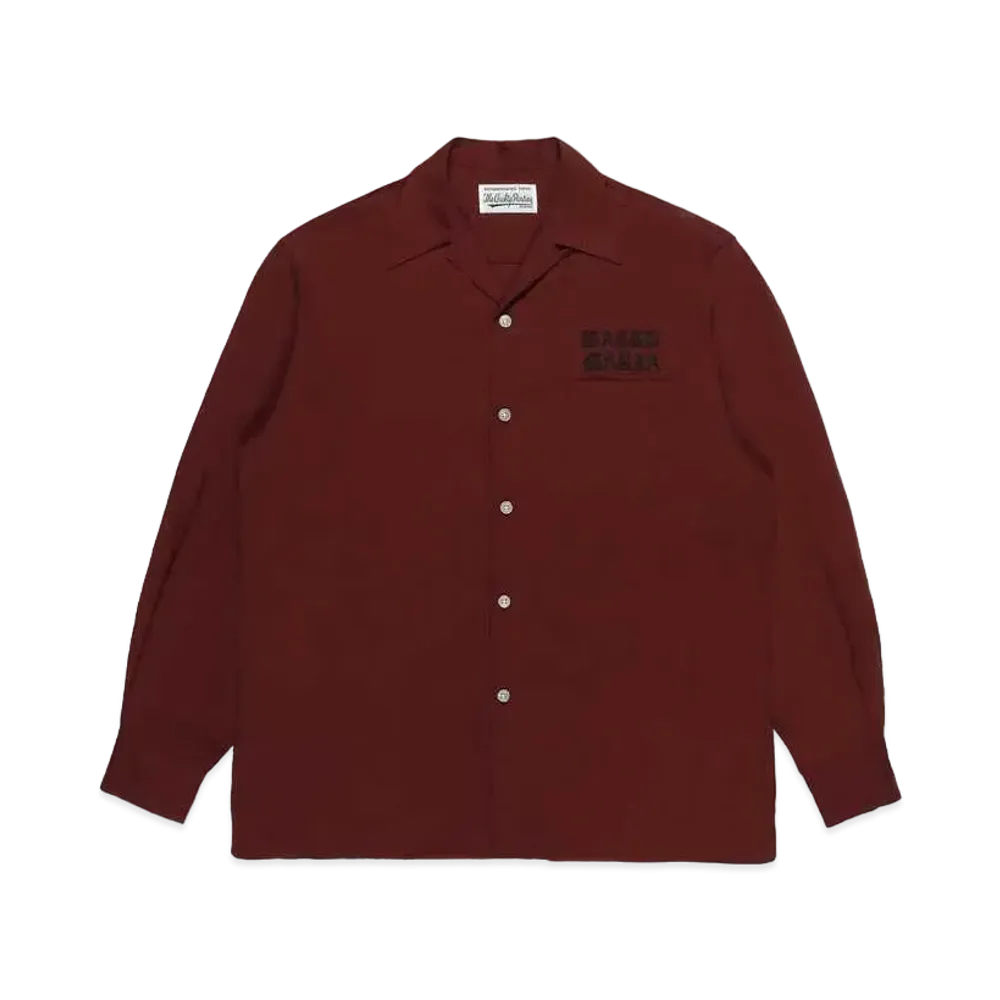 WACKO MARIA 50's Shirt #1 "Dark Red"