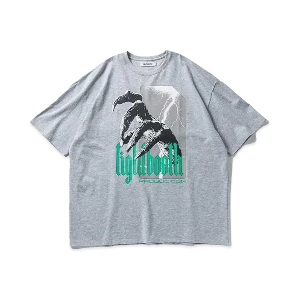 TIGHTBOOTH Hand T-shirt "Heather Grey"