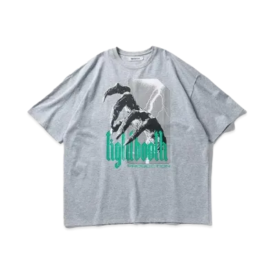 TIGHTBOOTH Hand T-shirt "Heather Grey"