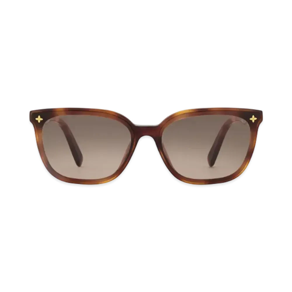 Louis Vuitton My Monogram Fame Rectangle Sunglasses Monogram Flower "Light Tortoise"