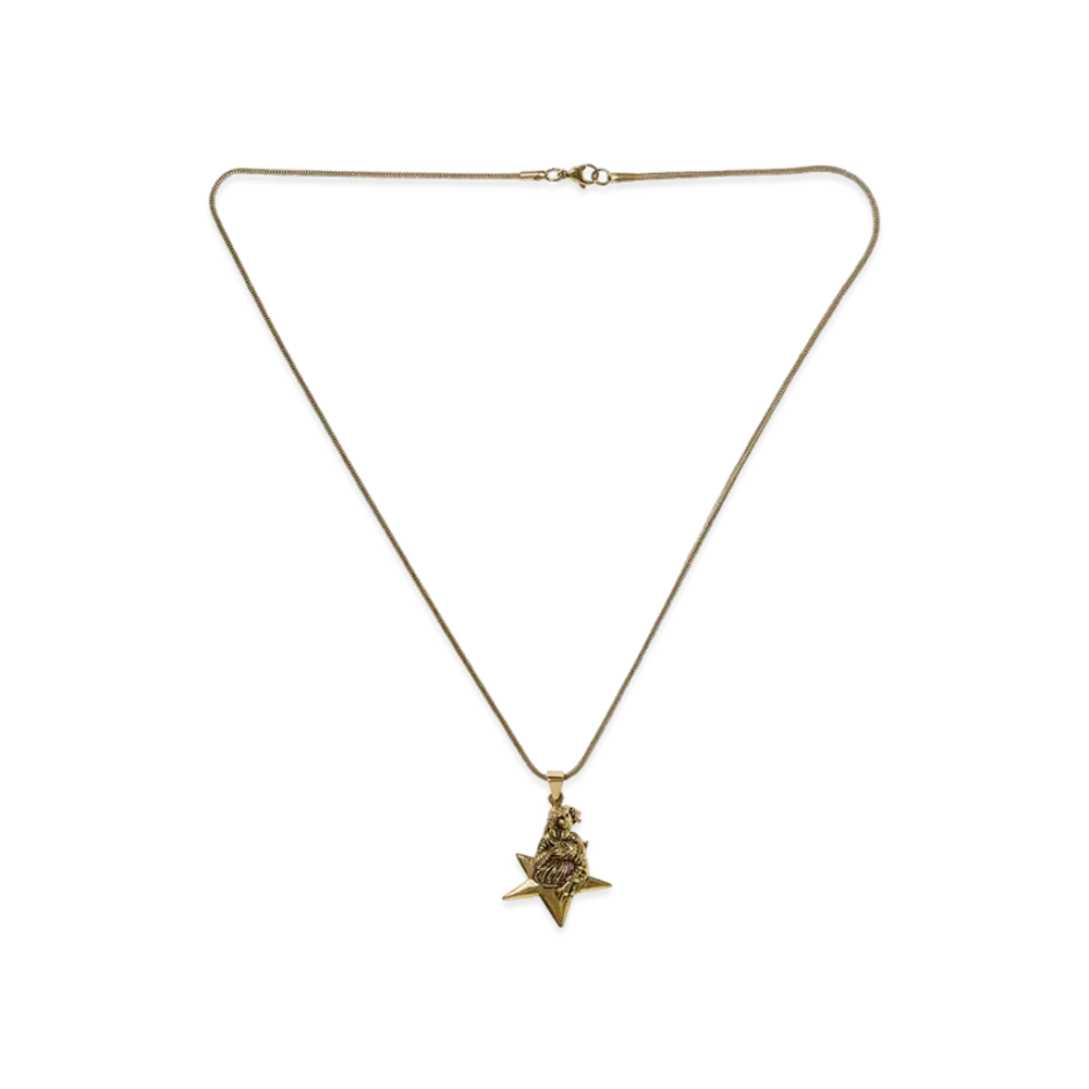 HUF x Smashing Pumpkins Star Girl Pendant "Gold"