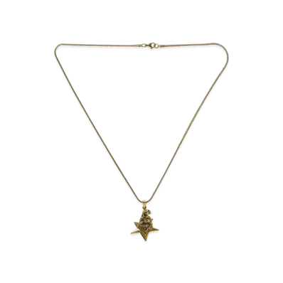 HUF x Smashing Pumpkins Star Girl Pendant "Gold"