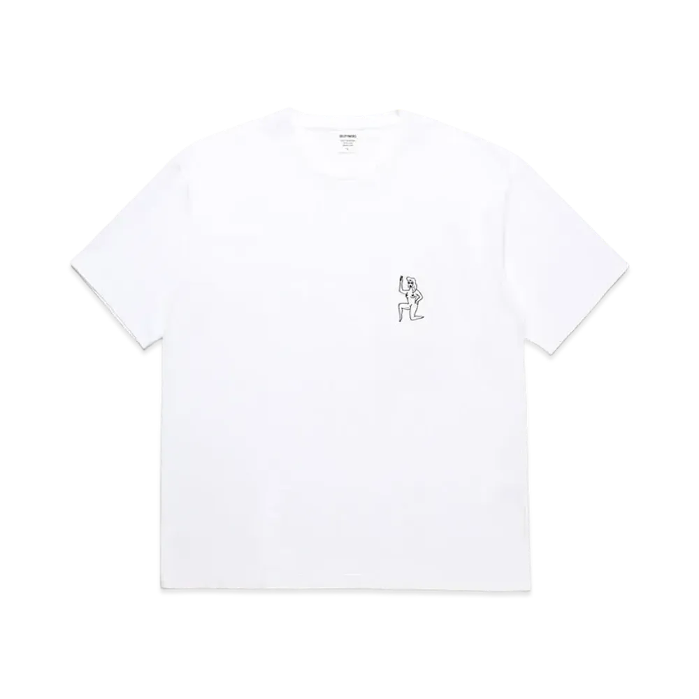 WACKO MARIA Washed Heavy Weight T-Shirt "White"