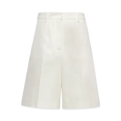 PRADA Women's Drill Bermudas "White"