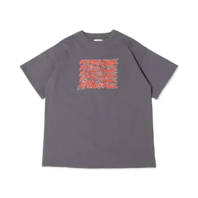atmos pink Graphic Big T "Gray"