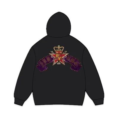 Supreme Crest Zip Up Hooded Sweatshirt "Black"