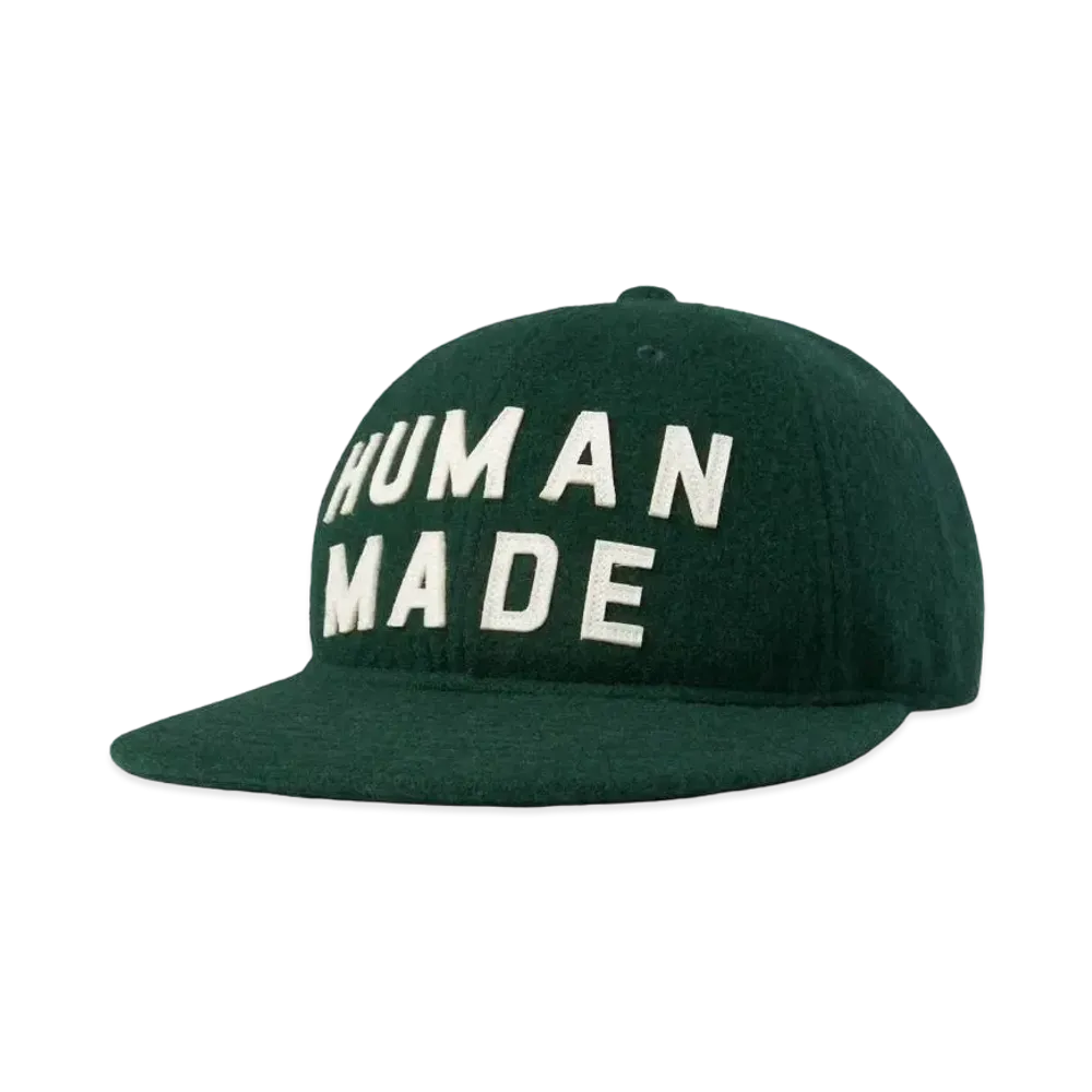HUMAN MADE 6 PANEL WOOL CAP "Green"