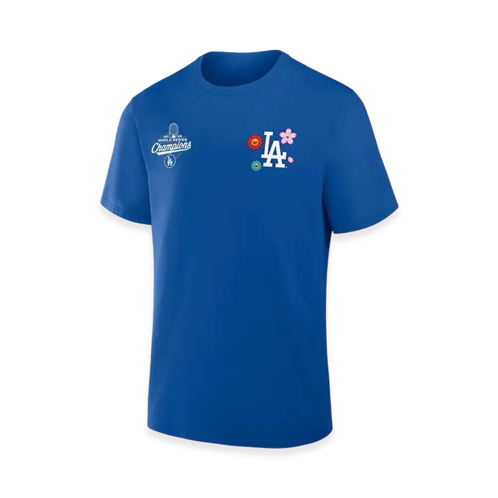 Takashi Murakami x MLB x Los Angeles Dodgers World Series Champions Collection T-Shirt "Blue"
