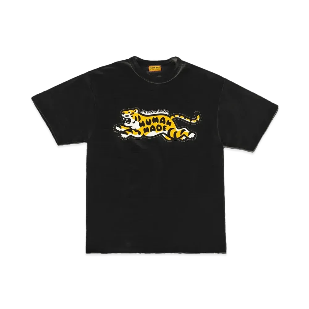 HUMAN MADE Stores Exclusive Animal Graphic T-Shirt Shinsaibashi Parco / Tiger "Black" HM29CS062