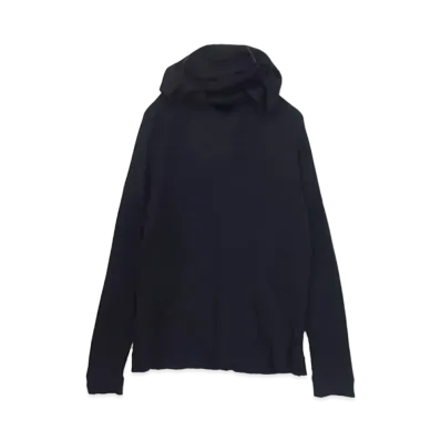 Chrome Hearts Horse Shoe Back Print Thermal Pullover Hoodie "Black"