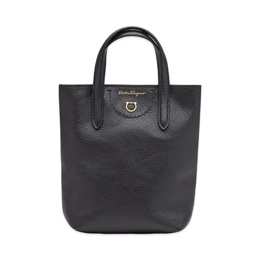 Salvatore Ferragamo Gancini Minibag "Black"