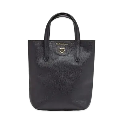 Salvatore Ferragamo Gancini Minibag "Black"