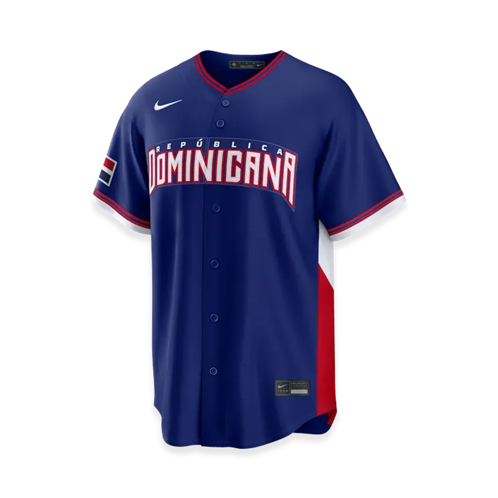 Nike 2026WBC World Baseball Classic Dominican Republic Baseball Road Stadium Jersey "Royal"