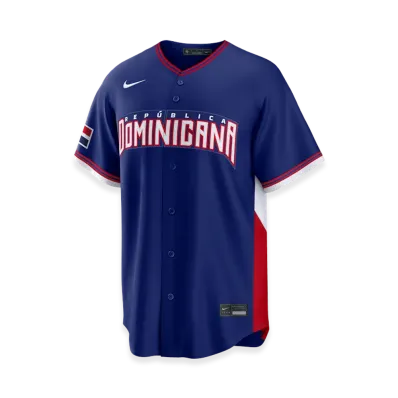 Nike 2026WBC World Baseball Classic Dominican Republic Baseball Road Stadium Jersey "Royal"