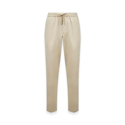 MONCLER Cotton Jogging Trousers "Beige"