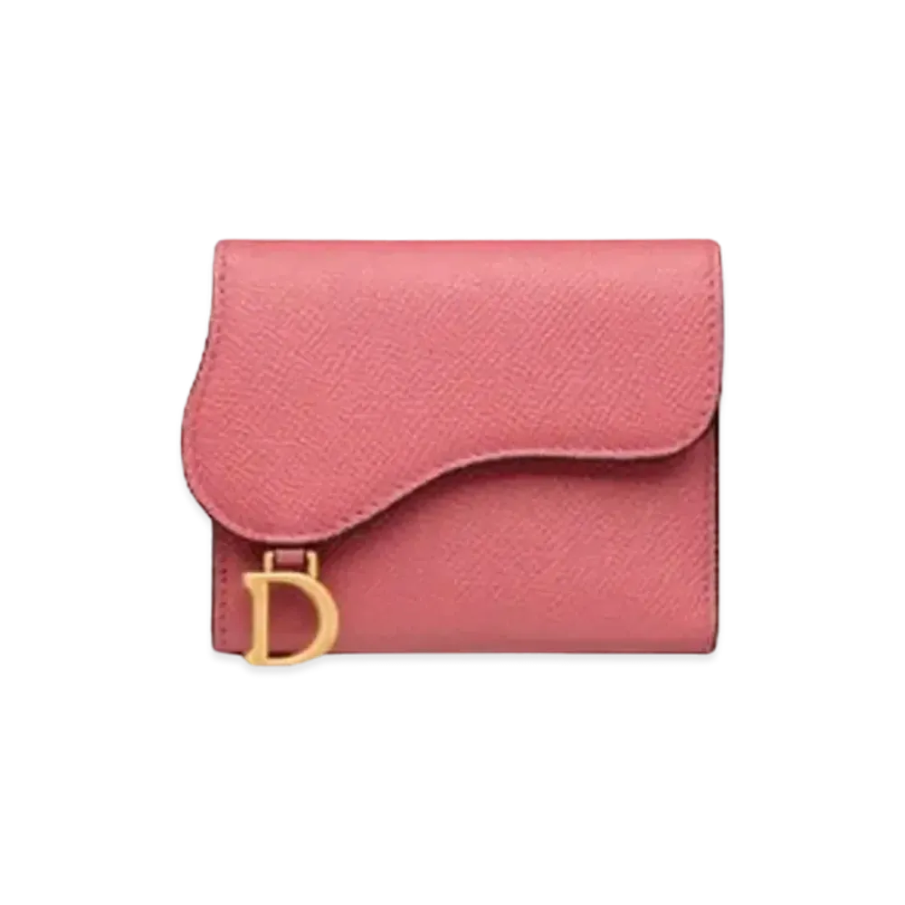 Dior Saddle Lotus Wallet "Pink"