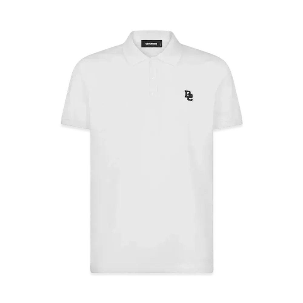 Dsquared2 Tennis Fit Polo Shirt "White"