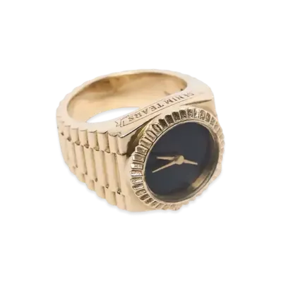 DENIM TEARS Watch Ring "Gold"