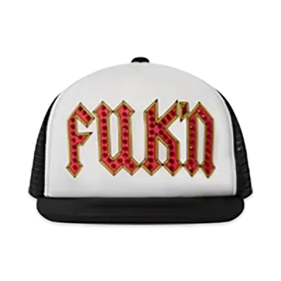 BlackEyePatch Rhinestone Fuk’N Mesh Cap "Black"