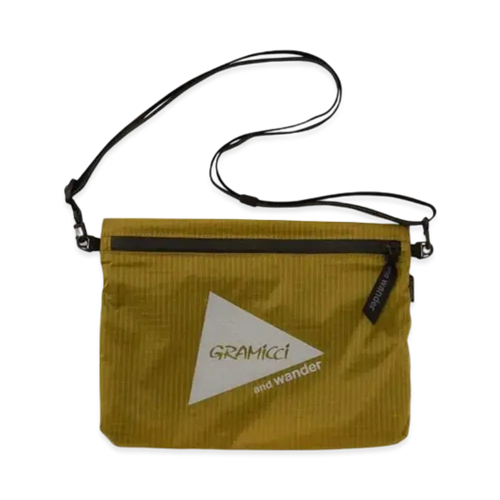 GRAMICCI x and wander Nylon Sacoche "Beige"
