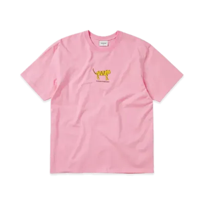 thisisneverthat Yellow Cat Tee "Pink"