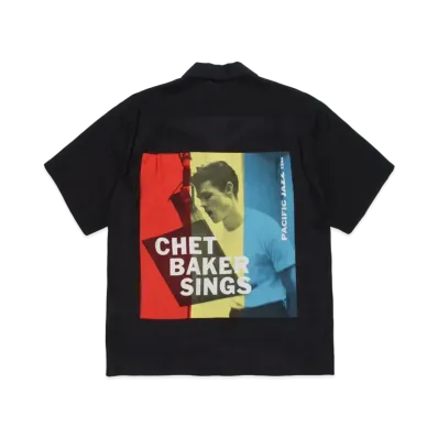 WACKO MARIA CHET BAKER / HAWAIIAN SHIRT #3 "Black"