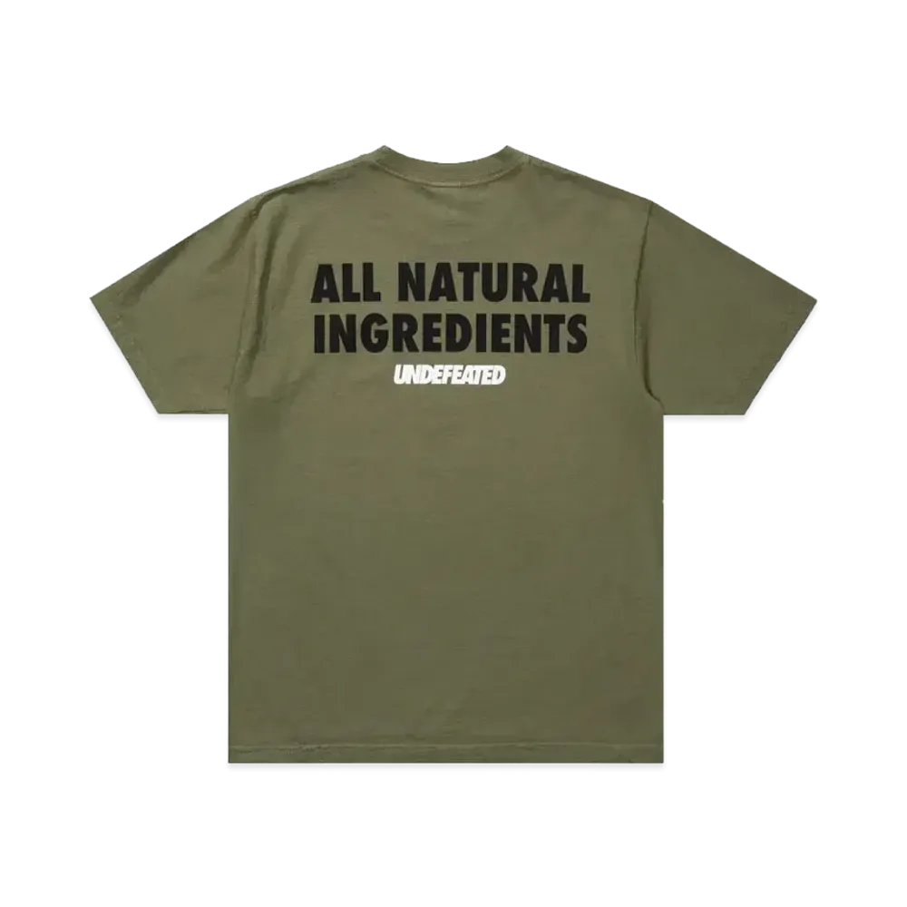 UNDEFEATED All Natural S/S Tee "Olive"
