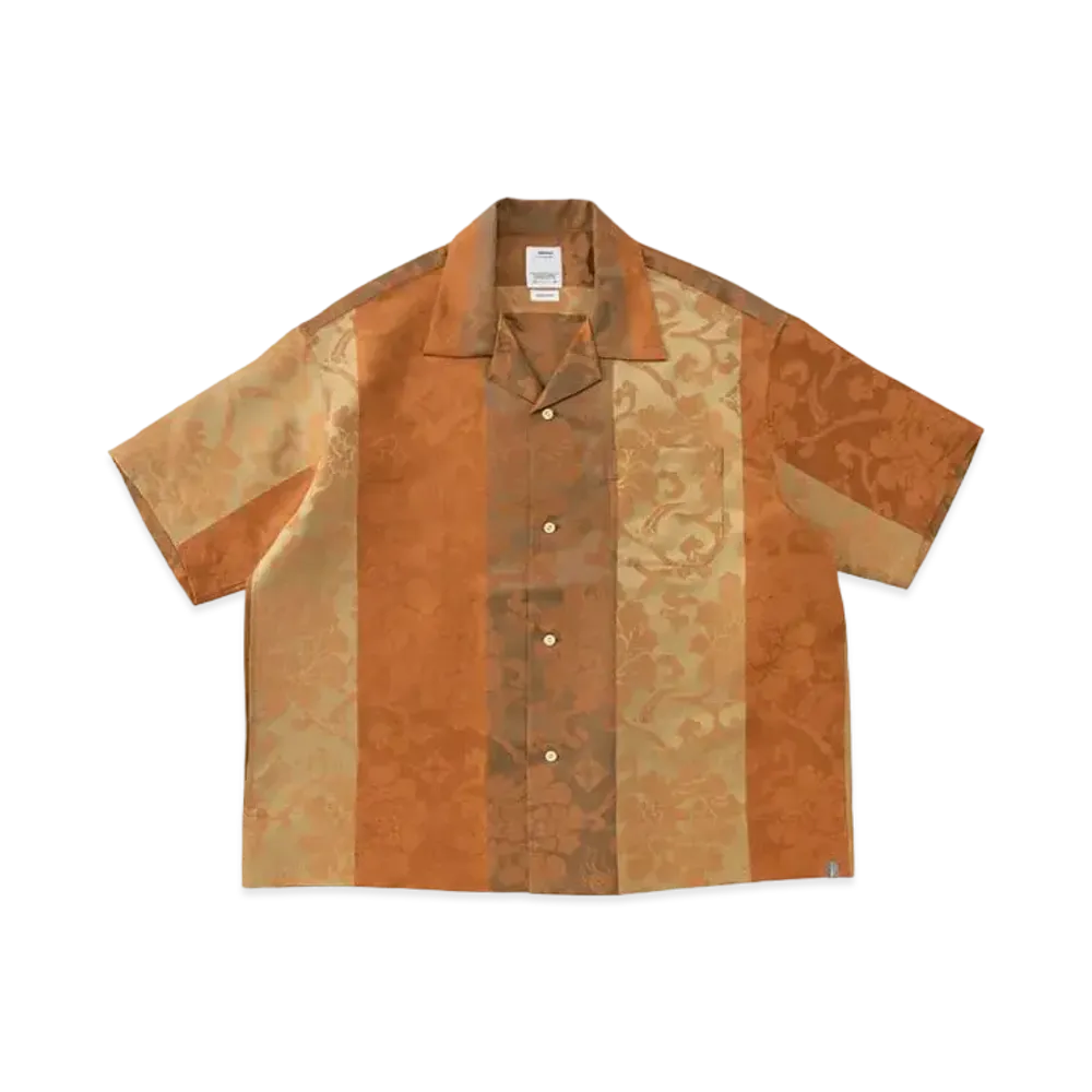 visvim Copa Shirt S/S Jacquard (Silk) "Orange"
