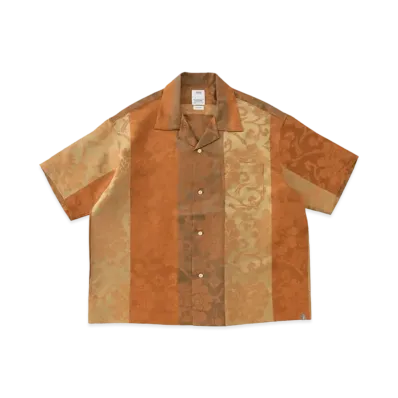 visvim Copa Shirt S/S Jacquard (Silk) "Orange"