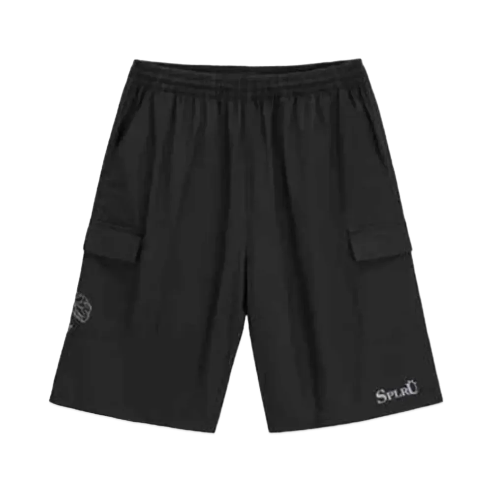 BLESS U x SPLR Lotus Game Shorts "Black"