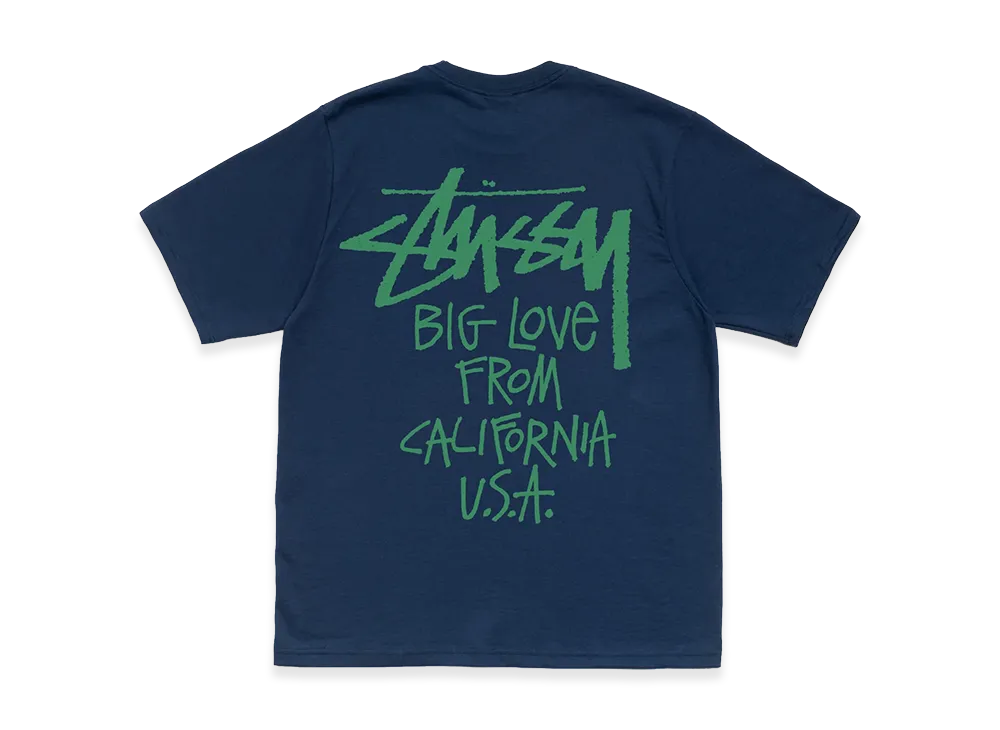 Stussy Big Love Tee "Navy"
