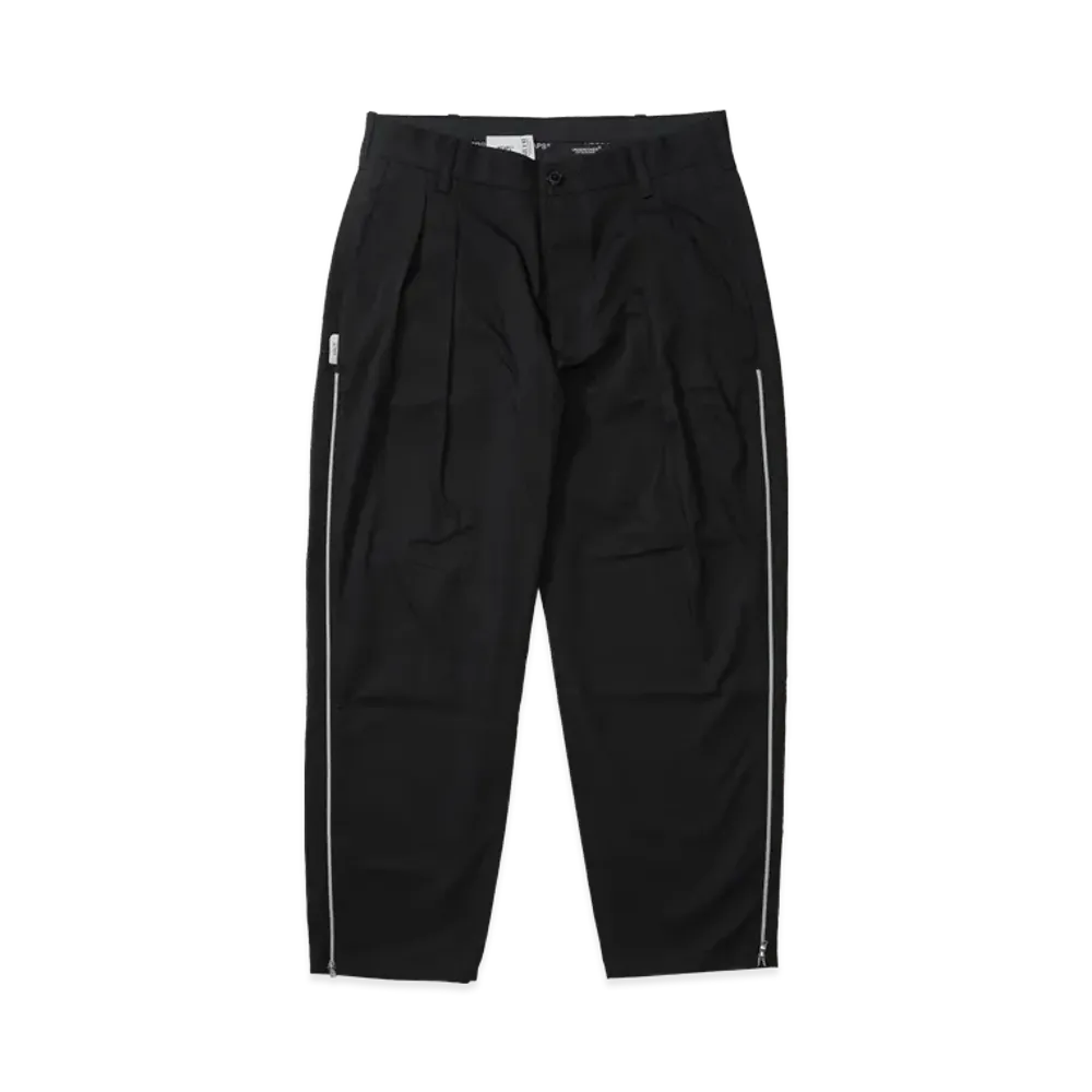 UNDERCOVER x WTAPS T/C TWILL SIDE ZIP 2TUCK PT "Black"