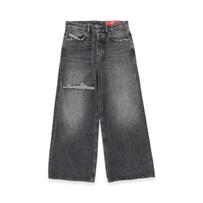 DIESEL Button Fly Jeans Women "Black/Darkgrey"