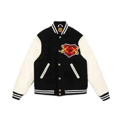 HUMAN MADE x KAWS Made Varsity Jacket Kids "Black"