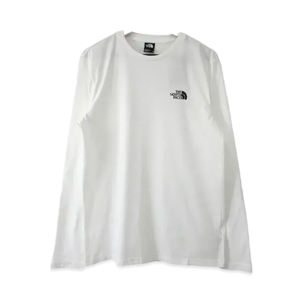 The North Face M L/S Simple Dome Tee "TNF White"