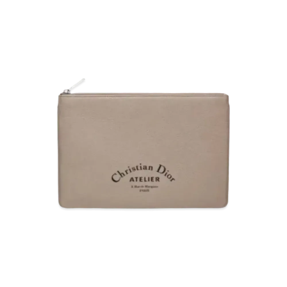 Dior Grain Calfskin Flat Wallet "Toop"
