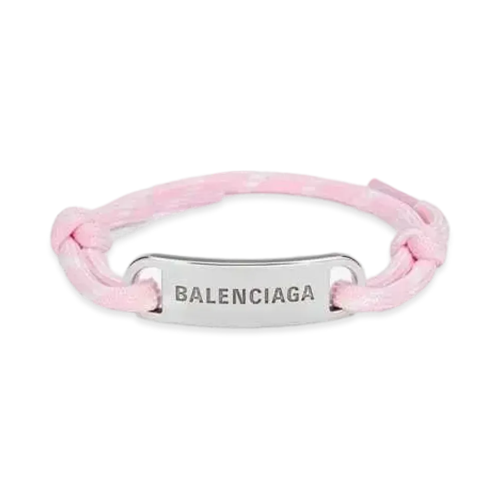 BALENCIAGA Plate Bracelet "Pink"