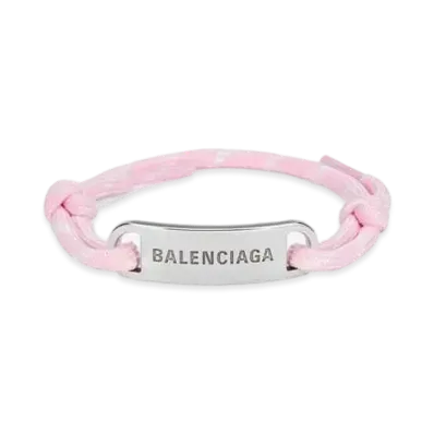 BALENCIAGA Plate Bracelet "Pink"
