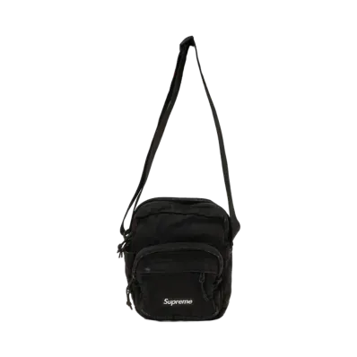 Supreme Denim Shoulder Bag "Black"