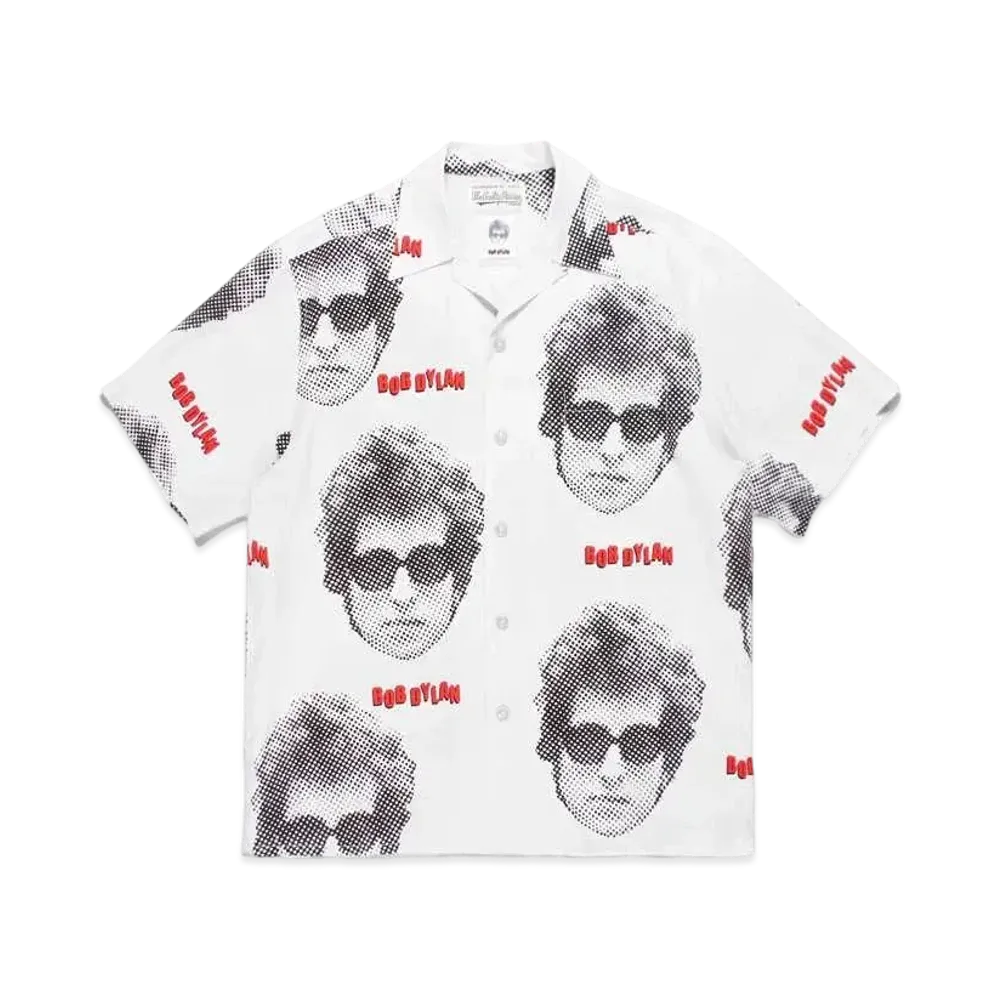 WACKO MARIA BOB DYLAN / HAWAIIAN SHIRT "White"