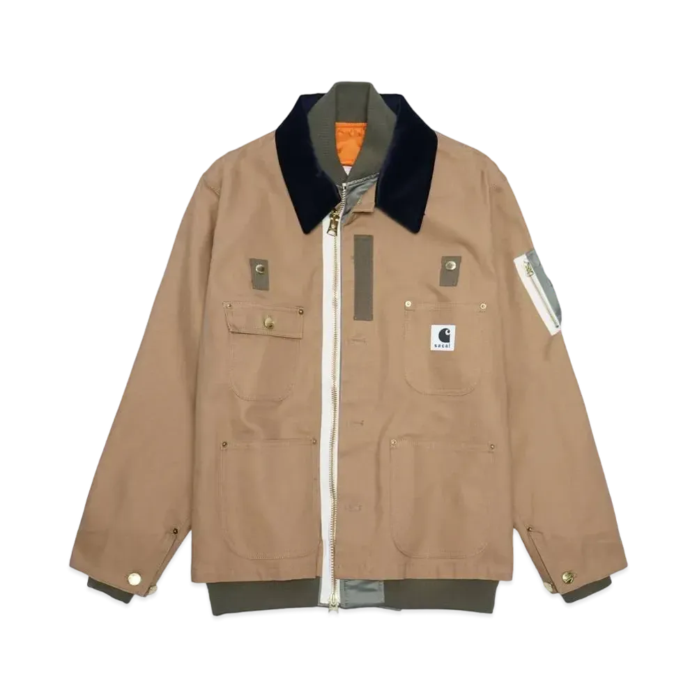 Carhartt WIP x sacai Canvas MA-1 Jacket Michigan "Beige"
