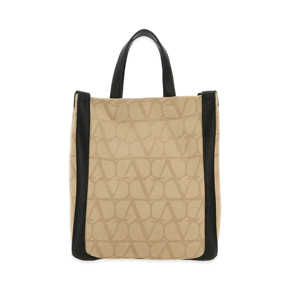 Valentino Toile Iconographe Shopping Bag "Beige/Printed"