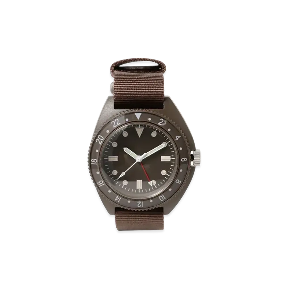 BEAMS MIL Travel Watch Type-P24 "Olive"