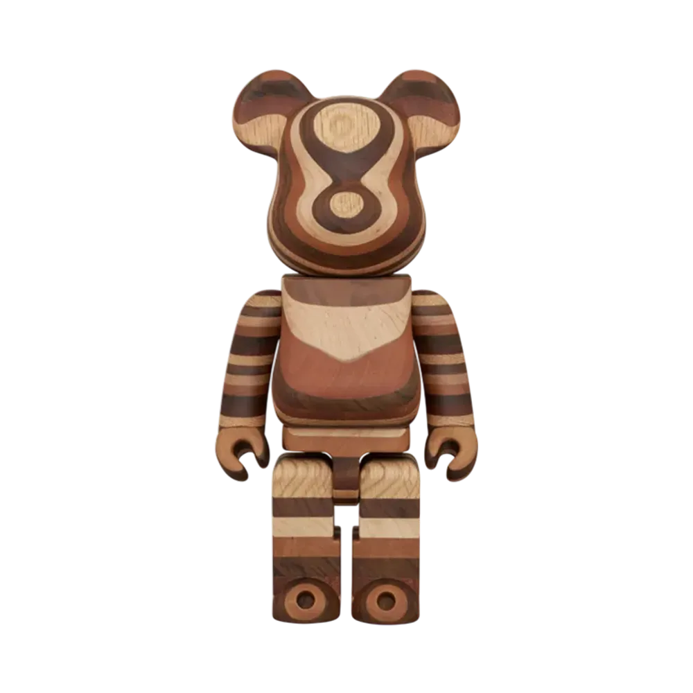 MEDICOM TOY "BEARBRICK" Karimoku Aslope 60 Front Side 400%