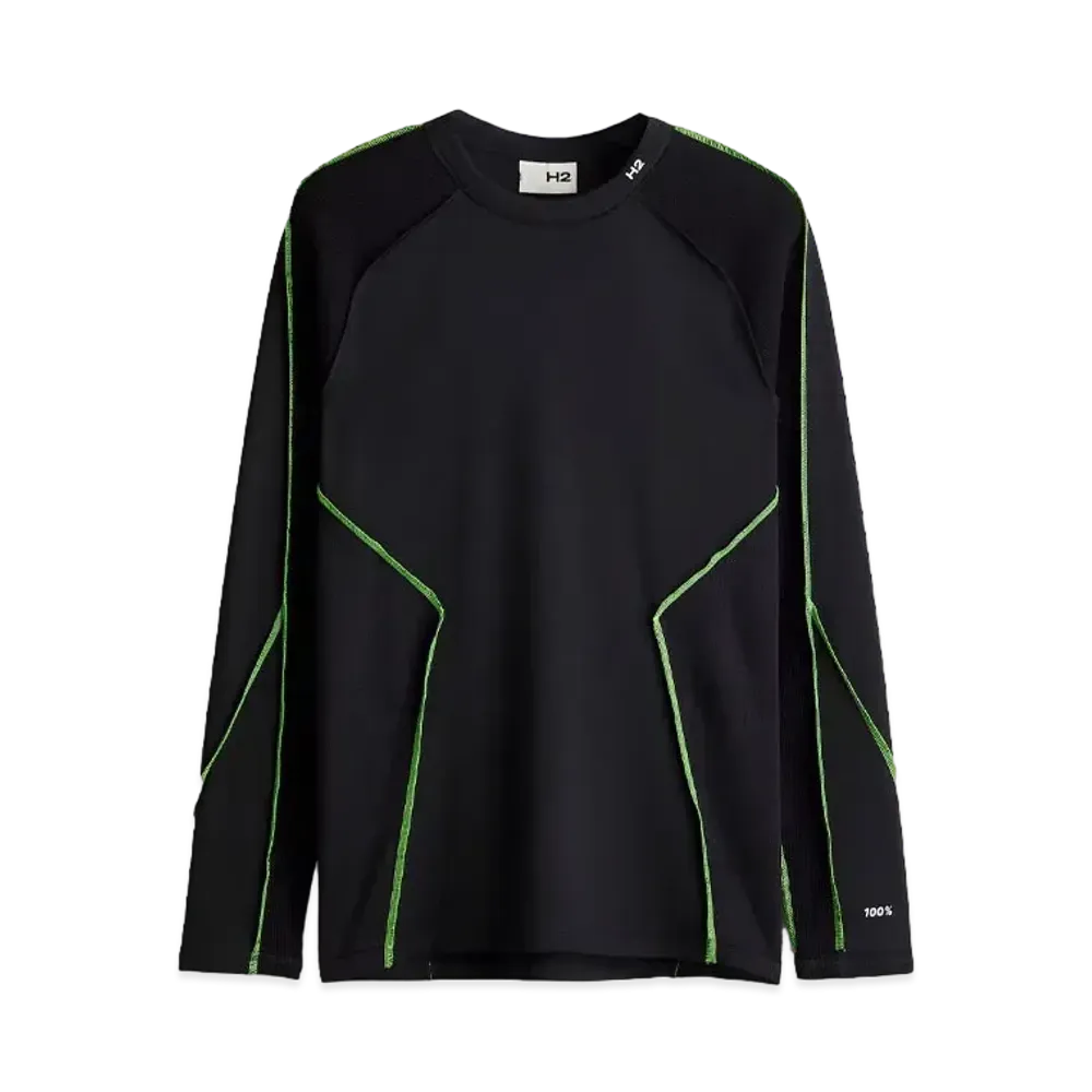 HERONPRESTON x H&M H2 Long Sleeve Jersey Top "Black"