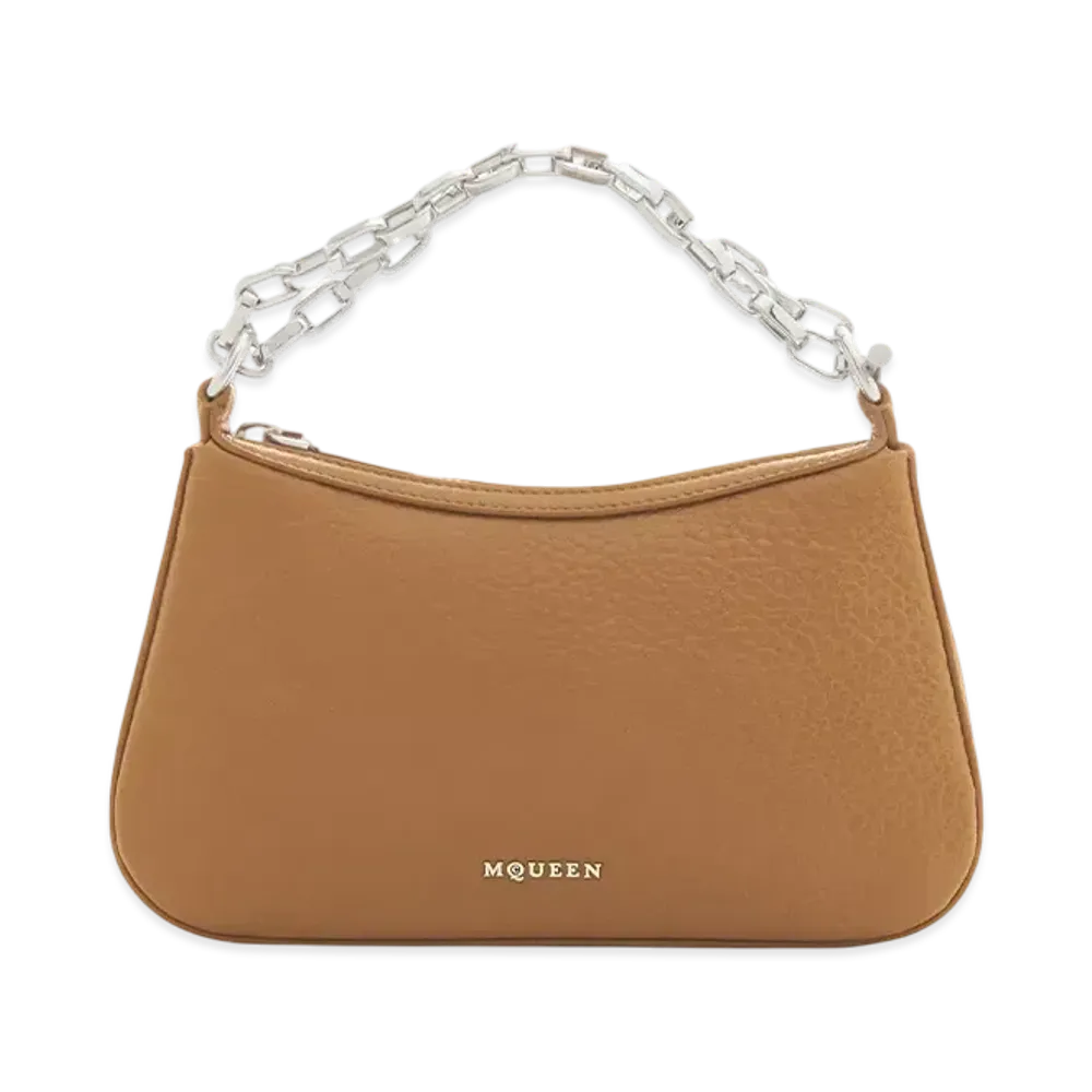 Alexander McQUEEN T-Bar Mini Pouch "Brown"
