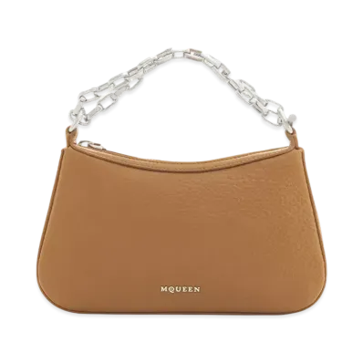 Alexander McQUEEN T-Bar Mini Pouch "Brown"